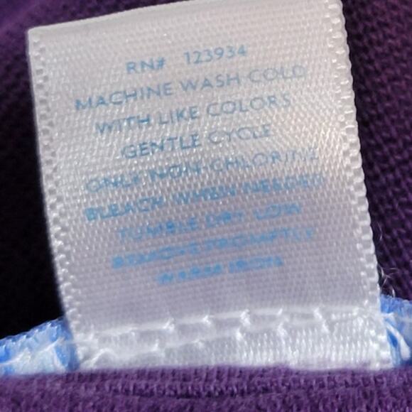 Southern Tide The Skip Jack Sweater Mens M Purple Ribbed Knit 1/4 Zip Logo - Picture 6 of 15